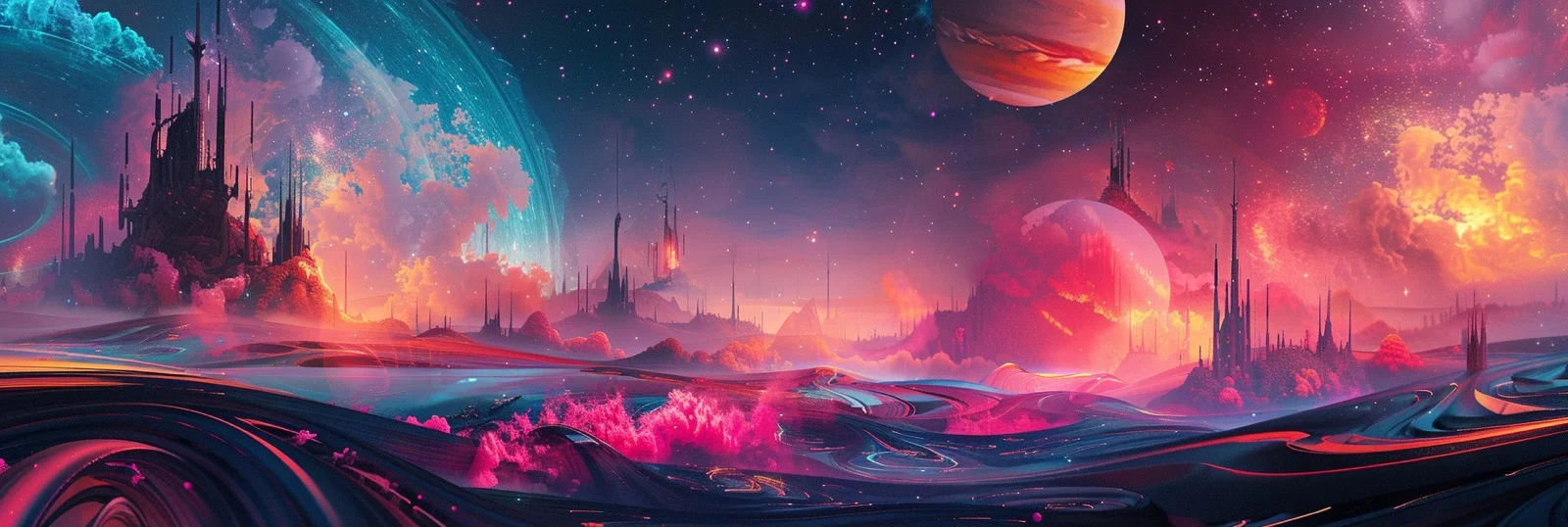paysage fantastique midjourney