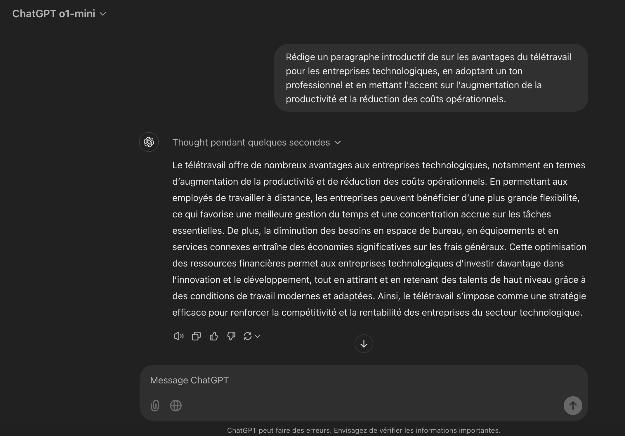 Illustration de ChatGPT aidant à la rédaction de contenu