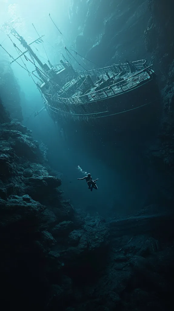 Thalassophobie représentée par l'IA 2